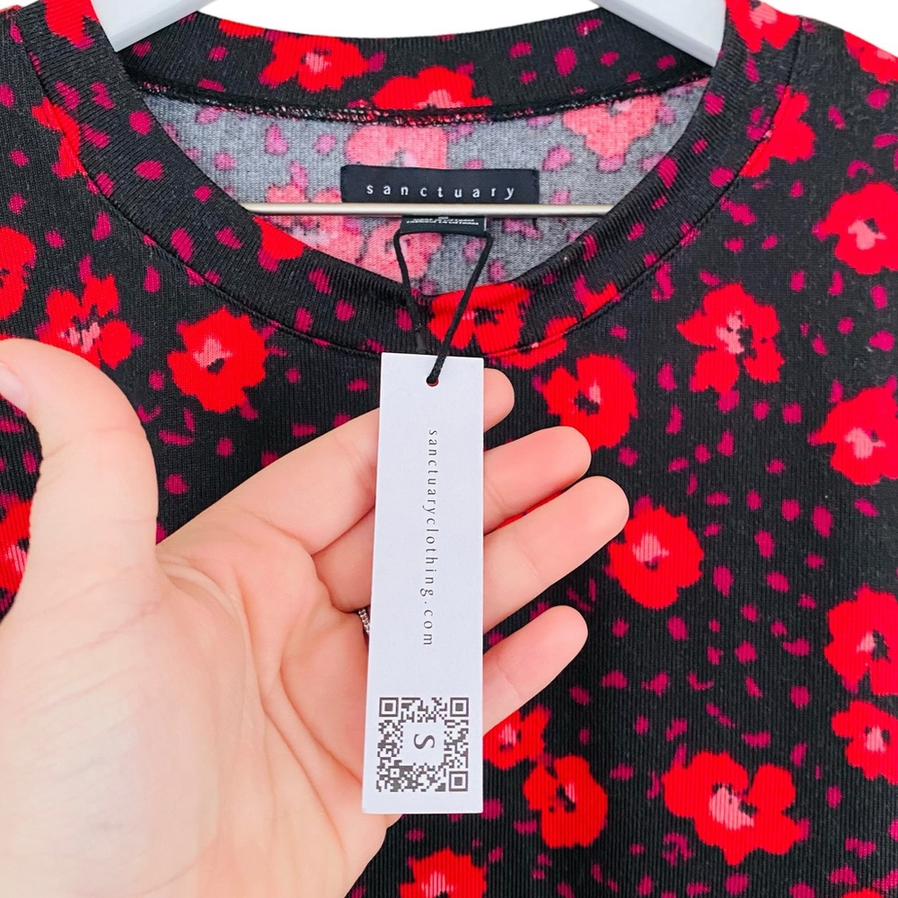 Anthropologie NWT Sanctuary New Romance Floral Popover Lightweight Blouse Medium - Picture 5 of 9